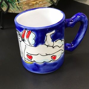 La Musa Italian Pottery Cupid Cup